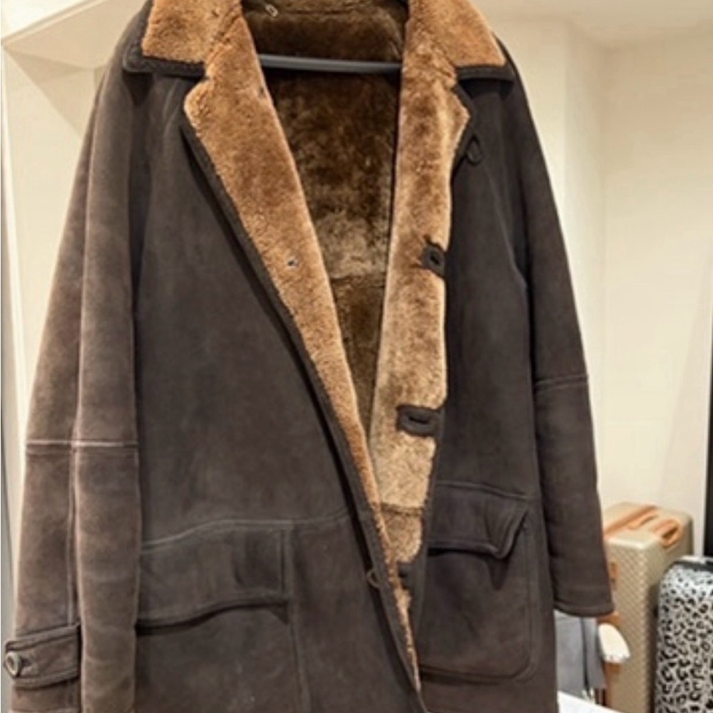 Etro  Milano Men's Dark Brown Shearling Coat